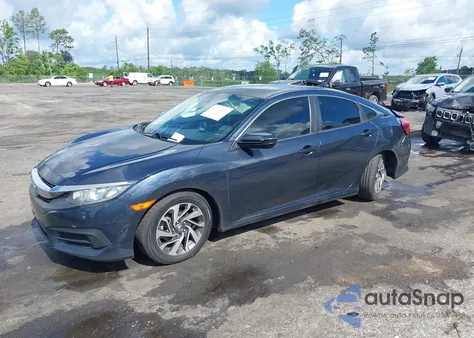 2017 Honda Civic Ex из США, поврежденный, VIN 19XFC2F76HE034626